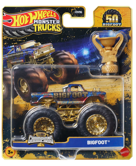 Hot Wheels-Le Champion Et Sa Coupe Monster truck