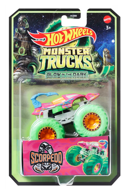 Véhicules Phosphorescents Monster Trucks