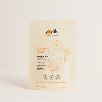 La Pause Douceur - Masque en tissu apaisant pour le ventre