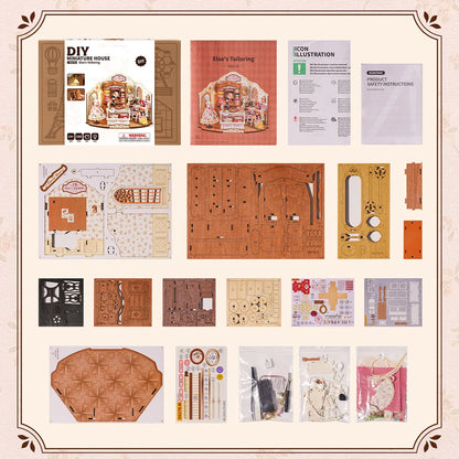 Maison miniature Rolife DIY - Couture d'Elsa DG178