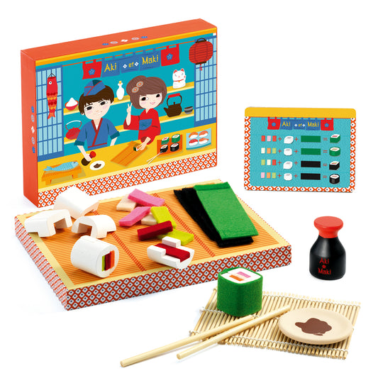 Imitation Sushis en bois Aki & Maki
