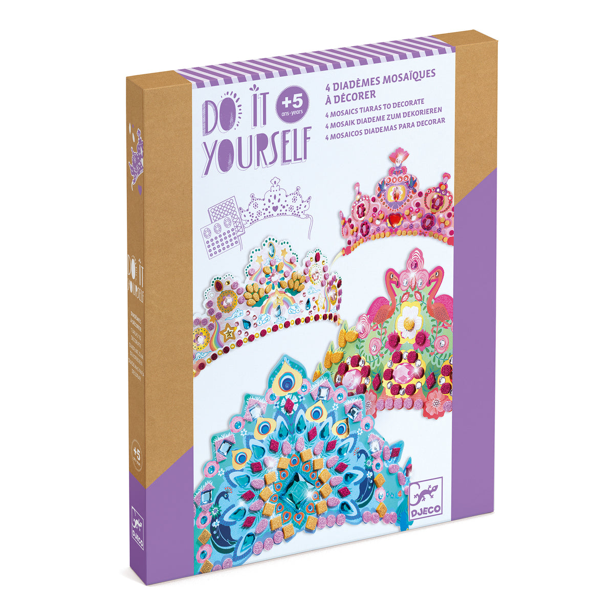 Kit DIY Diadèmes mosaïques à décorer
