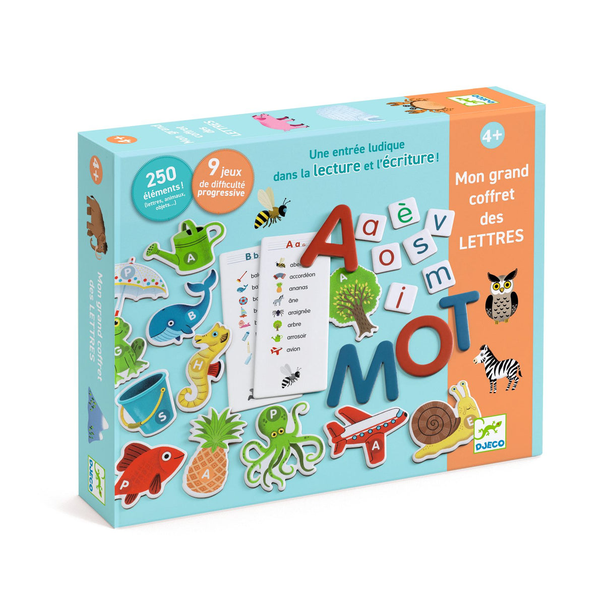 Mon grand coffret des lettres - 9 jeux progressifs