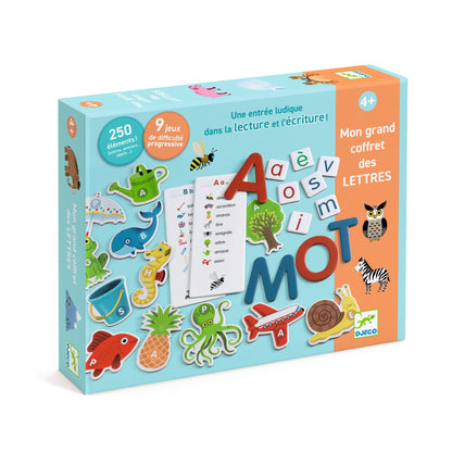 Mon grand coffret des lettres - 9 jeux progressifs