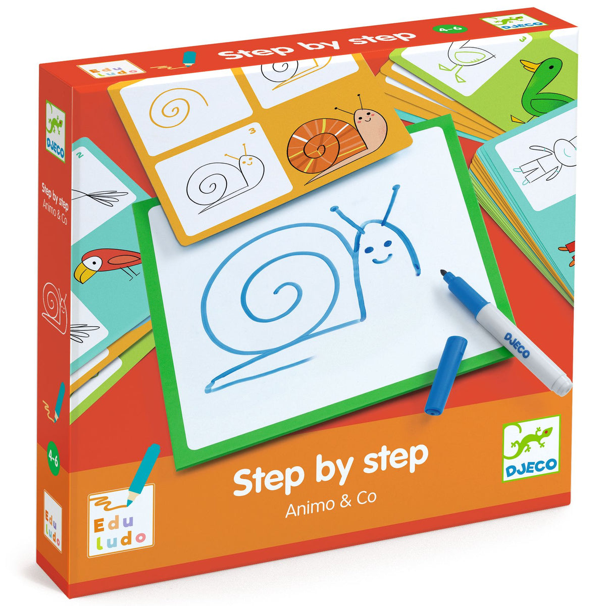 Dessin par étapes - Step by Step Eduludo