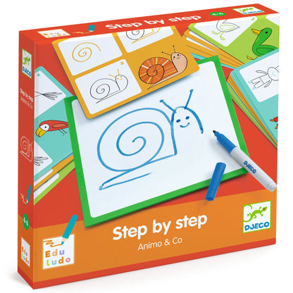 Dessin par étapes - Step by Step Eduludo