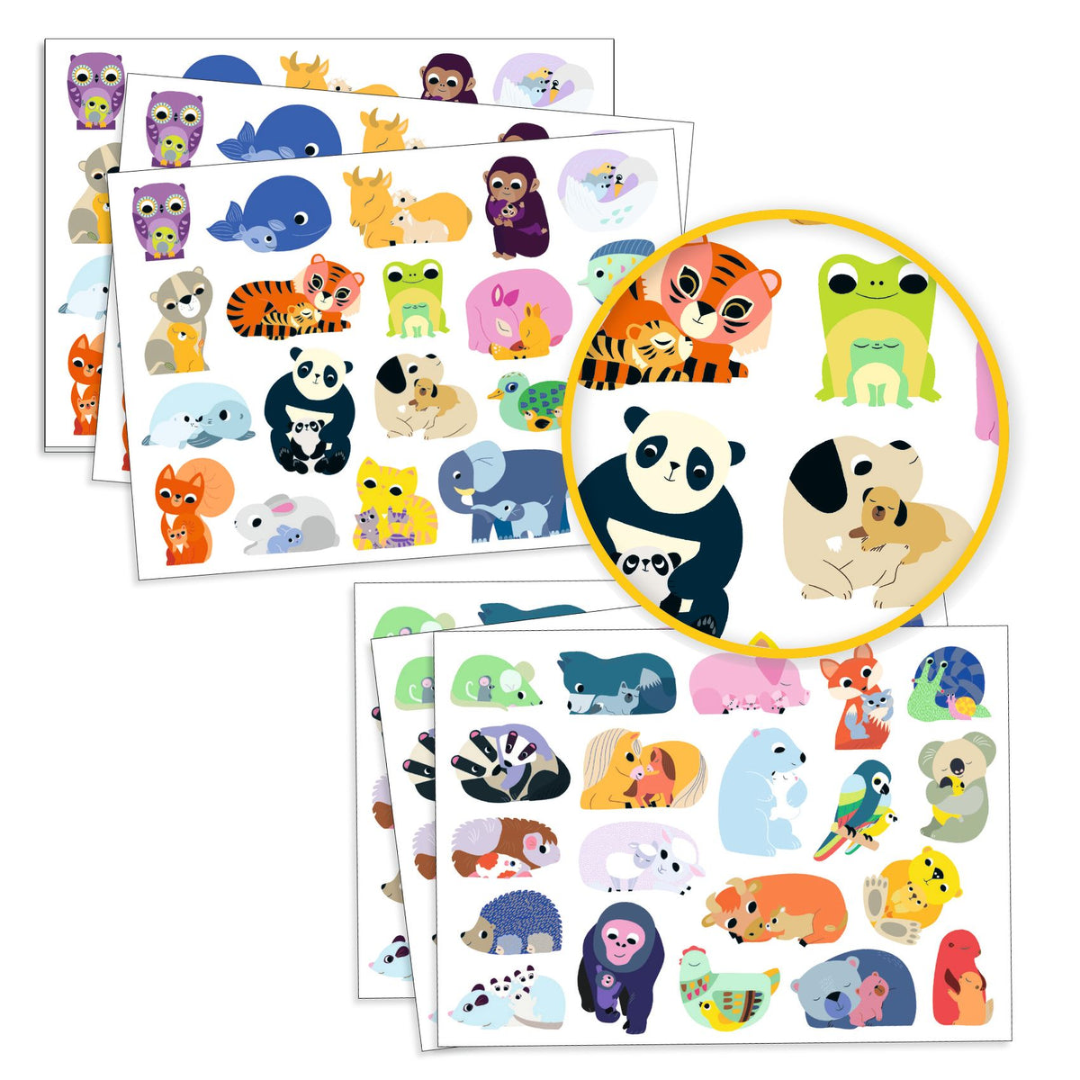 120 grosses gommettes pour les petits (18 mois et +)