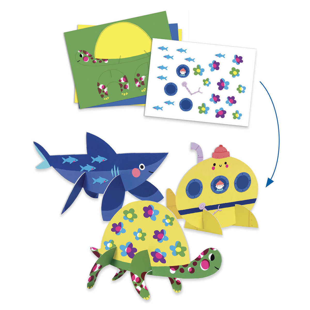 Coffret 6 activités créatives - 3-6 ans