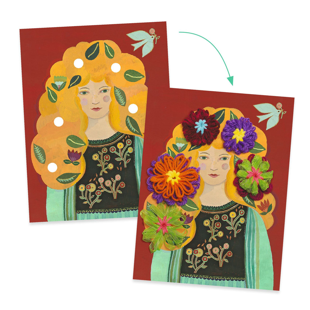 Coffret Tissage de fleurs - 7-12 ans