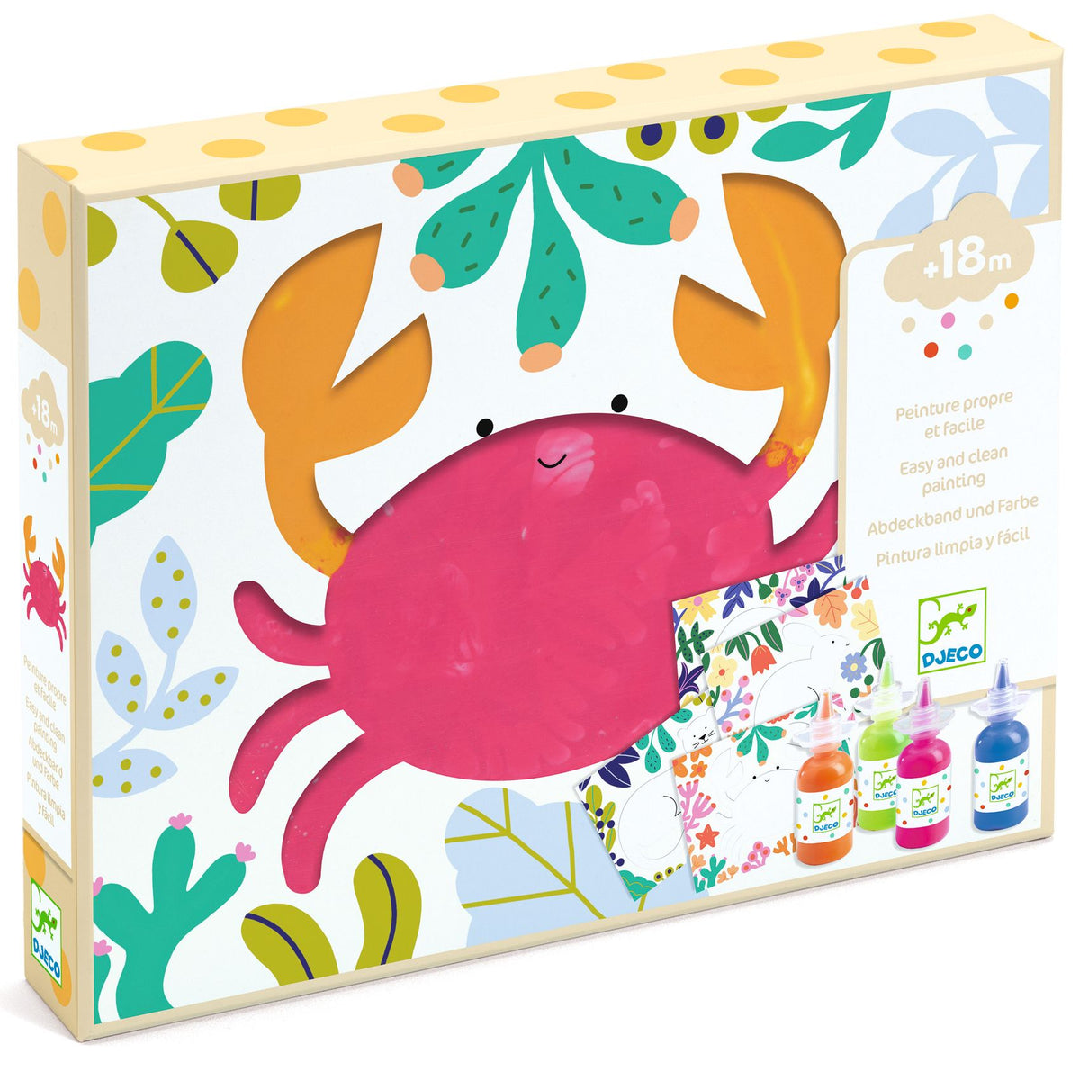 Coffret peinture propre et facile - 18 mois +