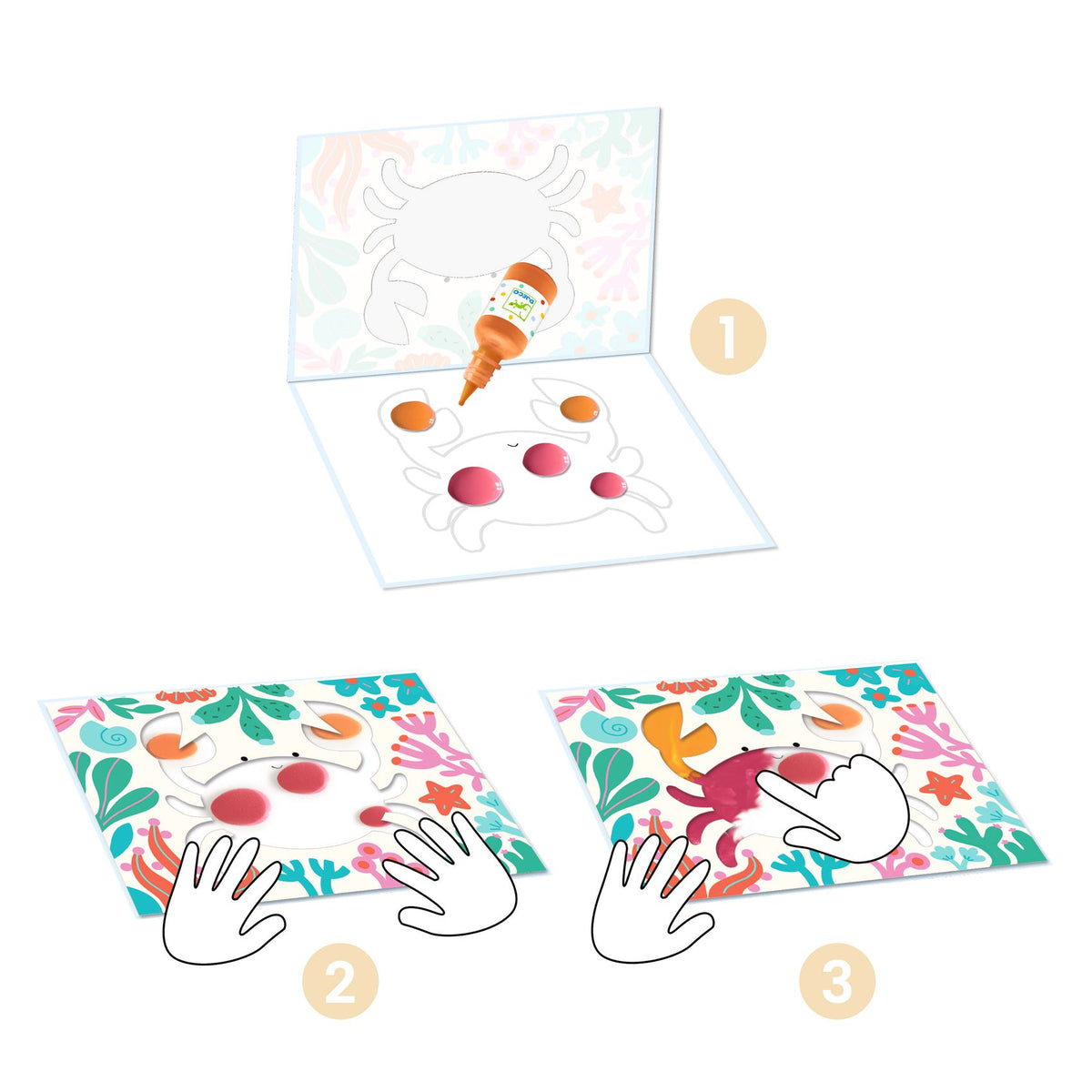 Coffret peinture propre et facile - 18 mois +