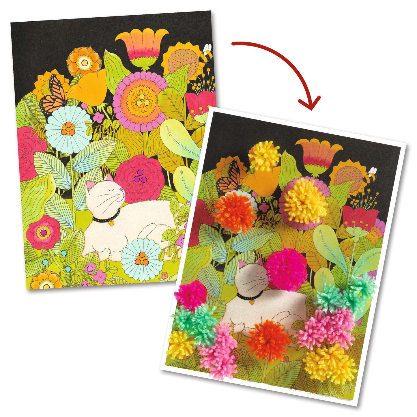 Tableaux de pompons