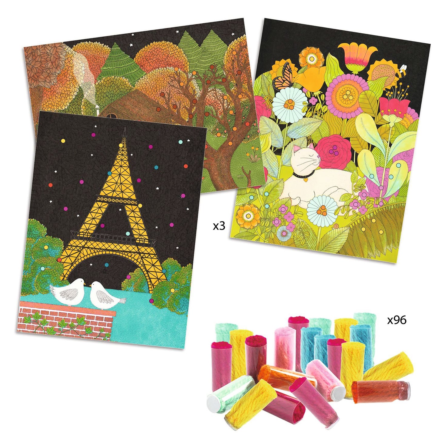 Tableaux de pompons