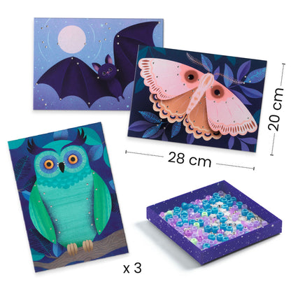 Coffret perles et fils chenilles - 5-8 ans