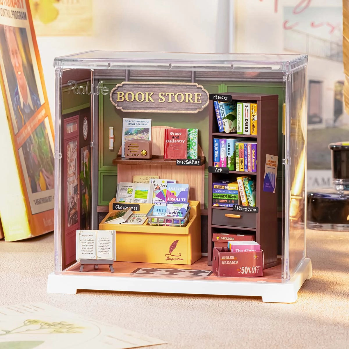 Maquette Rolife DWS04B Memory Book Store
