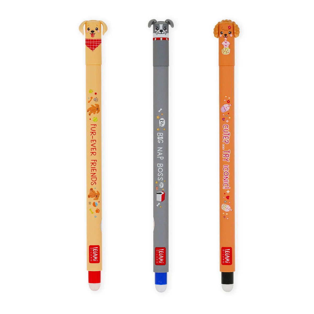 Set de 3 Stylos Effaçables chiens