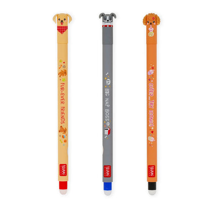 Set de 3 Stylos Effaçables chiens