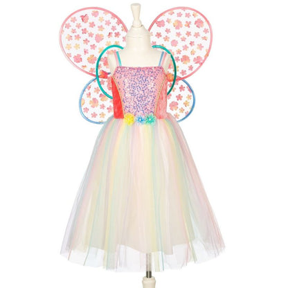 Déguisement robe Flora et ses ailes