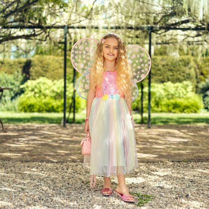 Déguisement robe Flora et ses ailes