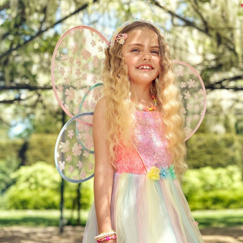 Déguisement robe Flora et ses ailes