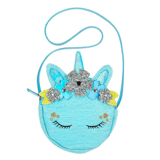 Sac Anette licorne bleue
