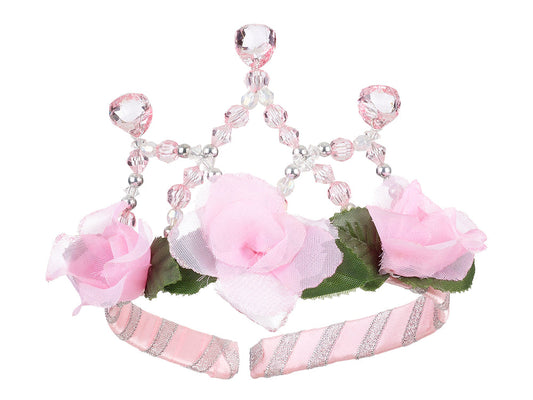 Couronne Catharina rose et argent