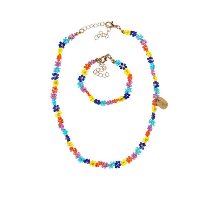 Set collier & bracelet Millie fleur