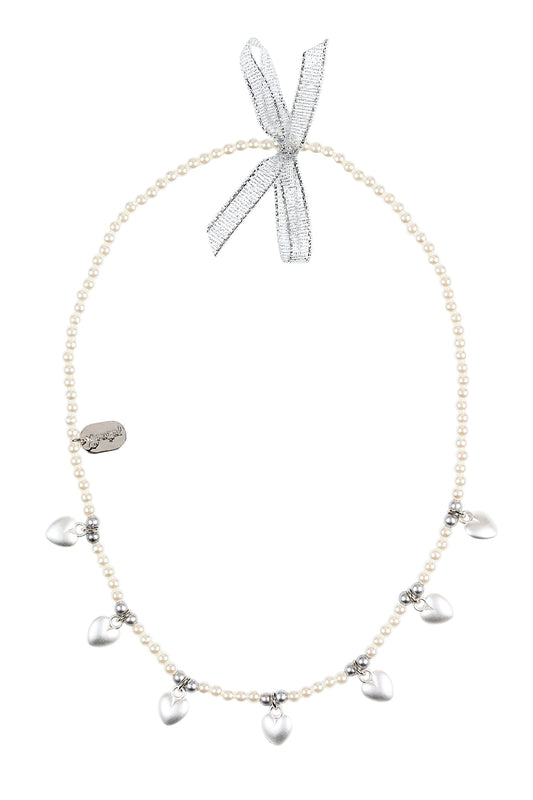 Collier Elyane coeur argent