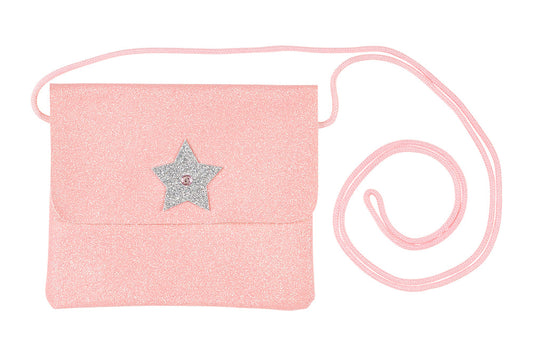 Sac bandouillère Bapke motif étoile rose