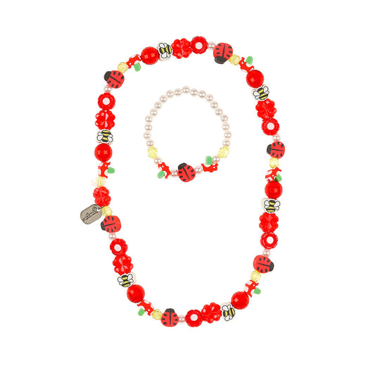 Set collier & bracelet coccinelle