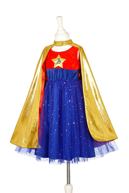 Super hero girl robe et cape