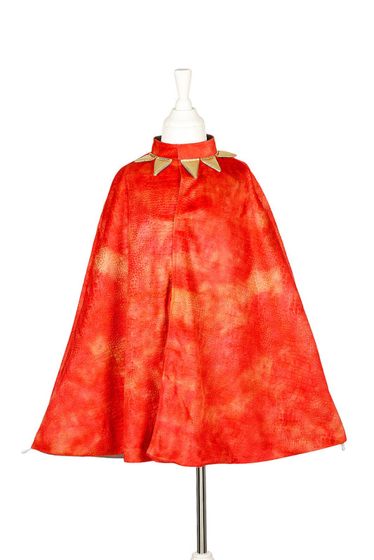 Chevalier cape reversible dragon rouge