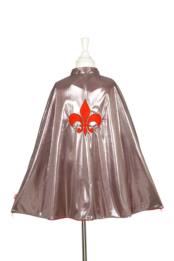 Chevalier cape reversible dragon rouge