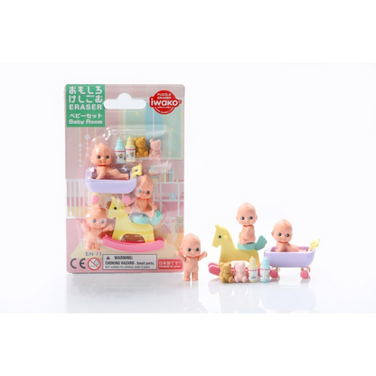 Set de gommes figurines kawaii
