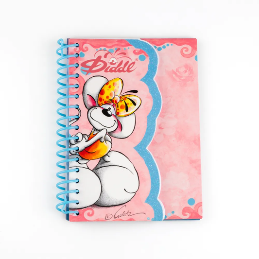 Carnet forme à spirale A6 Diddl