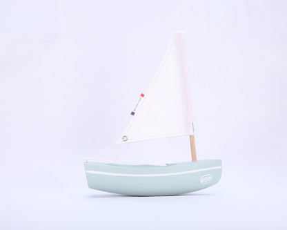 Bateau jouet en bois – Le bâchi – 17cm