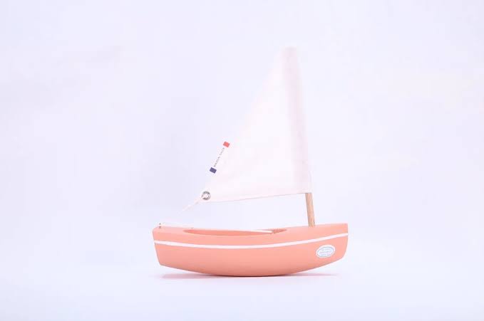 Bateau jouet en bois – Le bâchi – 17cm