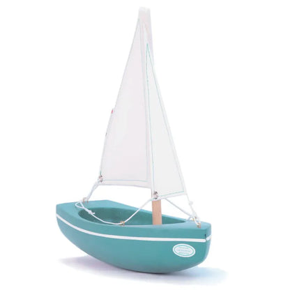 Bateau jouet en bois – Le bâchi – 17cm