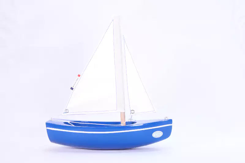Bateau jouet en bois – Le bâchi – 17cm