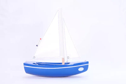 Bateau jouet en bois – Le bâchi – 17cm
