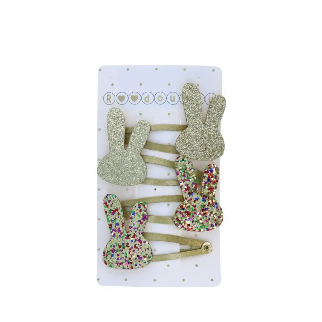 Barrettes clips lapin