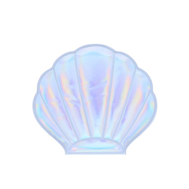 Miroir coquillage iridescent