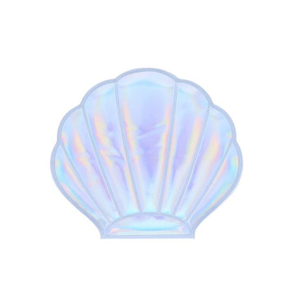Miroir coquillage iridescent