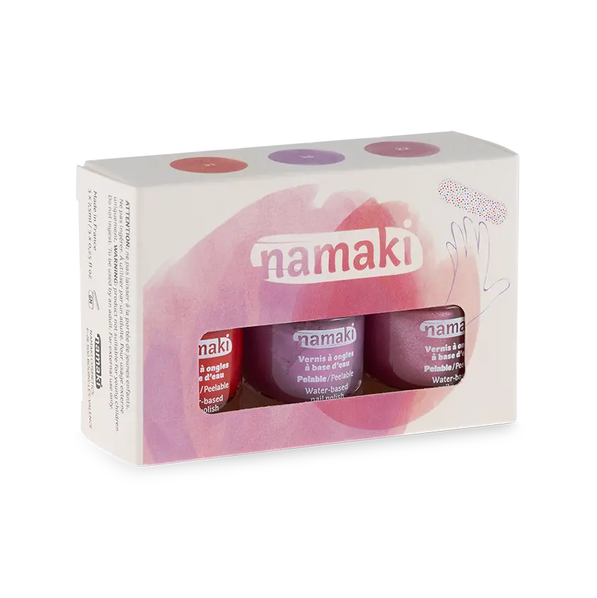 Coffret 3 vernis à ongles + lime