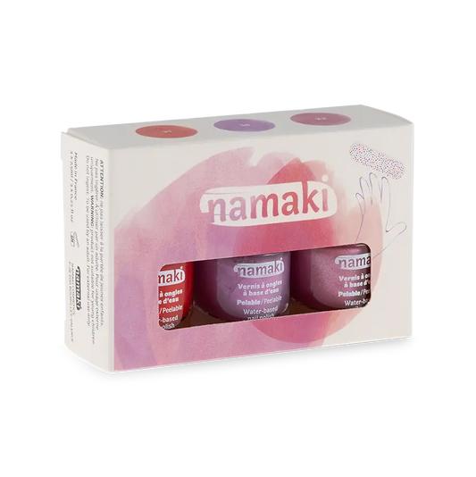 Coffret 3 vernis à ongles + lime