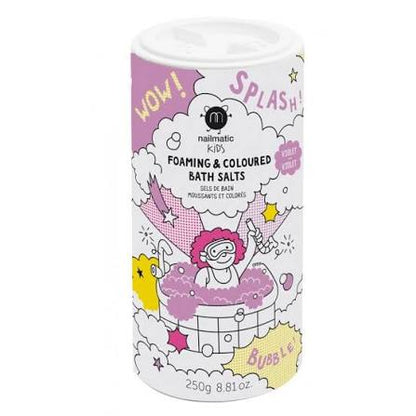 Sels de bain colorés et moussants