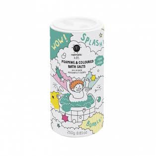 Sels de bain colorés et moussants