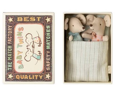 Boîte Jumeaux bébés souris