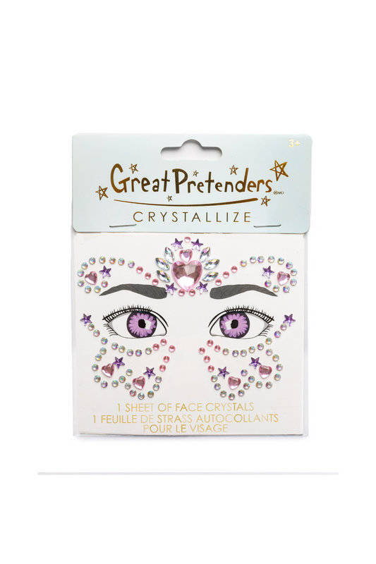 Strass pour visage princesse papillon
