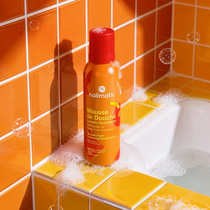 Mousse de douche - Corps visage & cheveux
